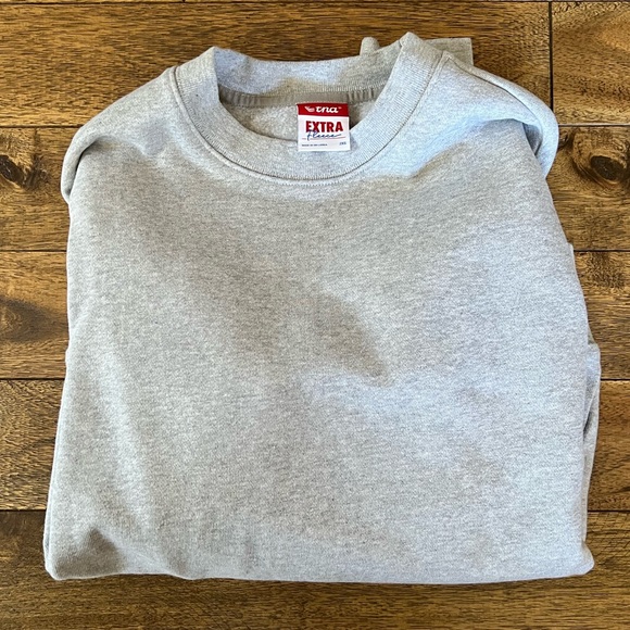 Aritzia TNA Extra Fleece Sweatshirt - Heather Chrome - Picture 2 of 4